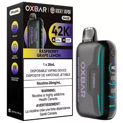 Oxbar x Rocky Vapor G42K – Disposable Vape Device